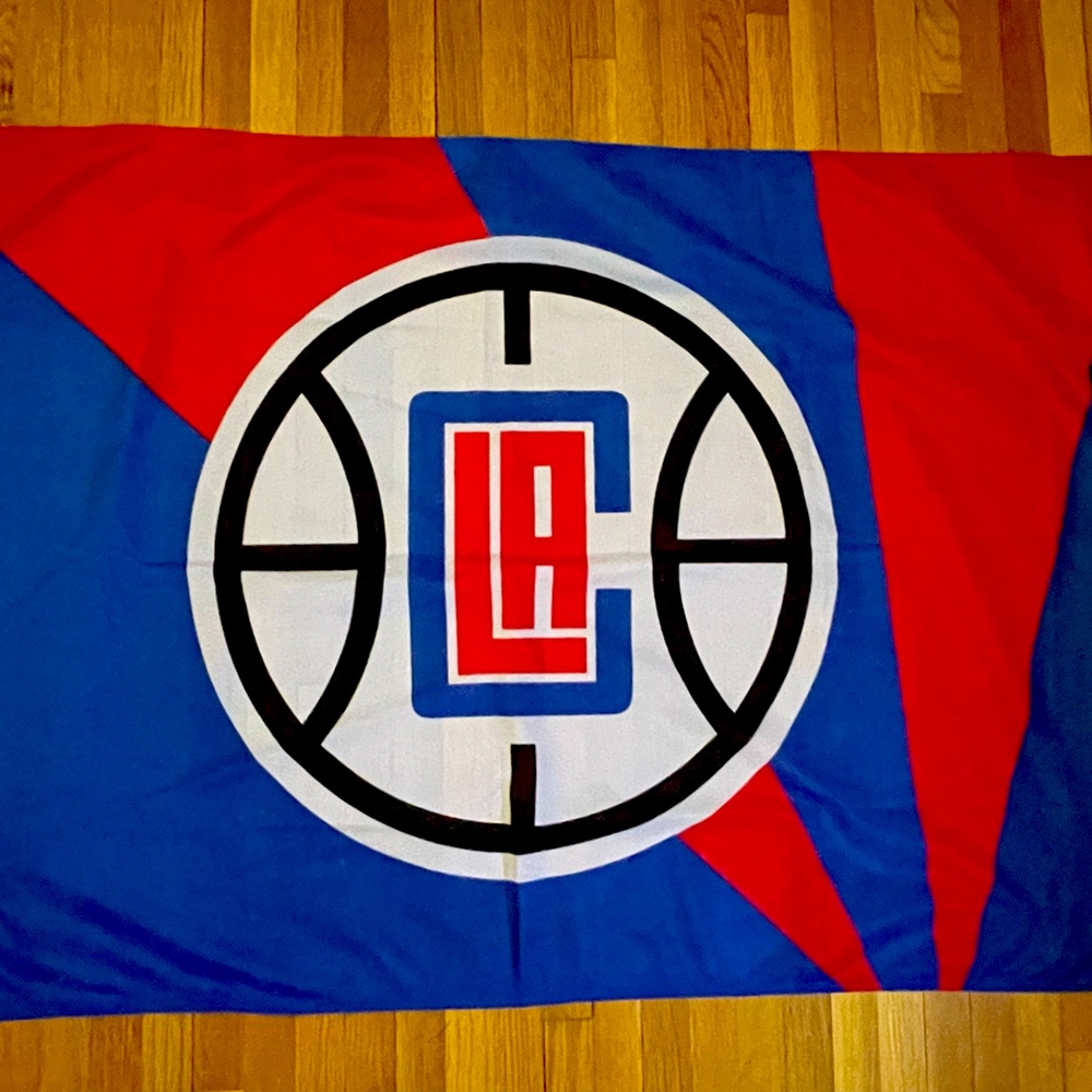 Double Sided L.A. Clippers Flag
